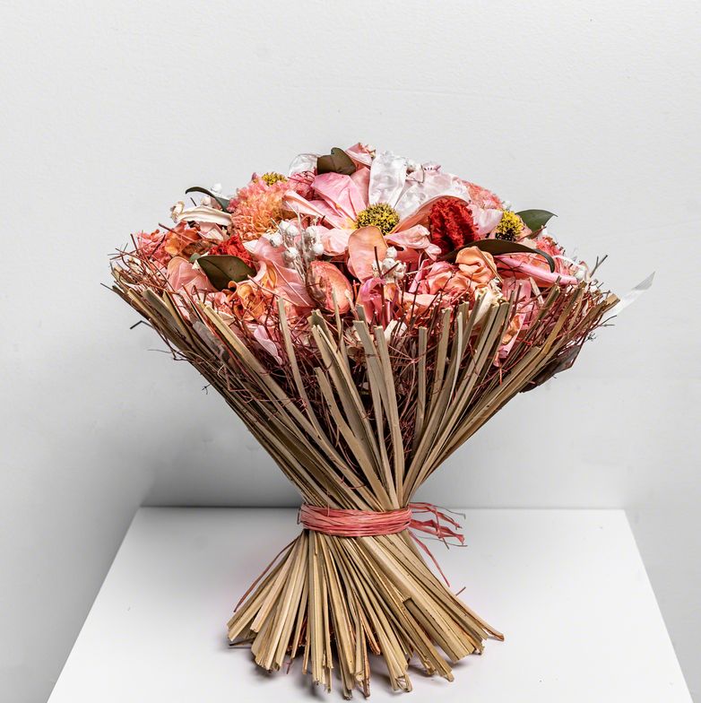 Bouquet Seche Roos de chez Lilit Fleurs - Livraison de fleurs Bruxelles Bouquet Seche Roos