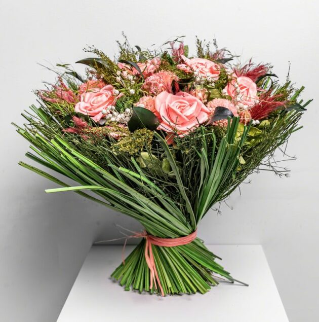 Bouquet Seche Roos
