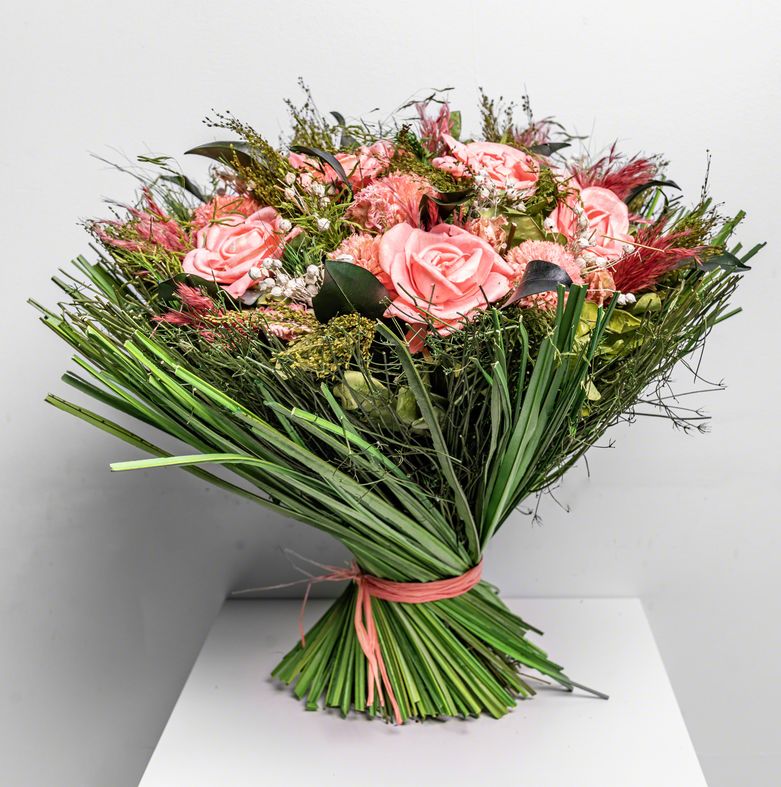 Bouquet Seche Roos de chez Lilit Fleurs - Livraison de fleurs Bruxelles Bouquet Seche Roos
