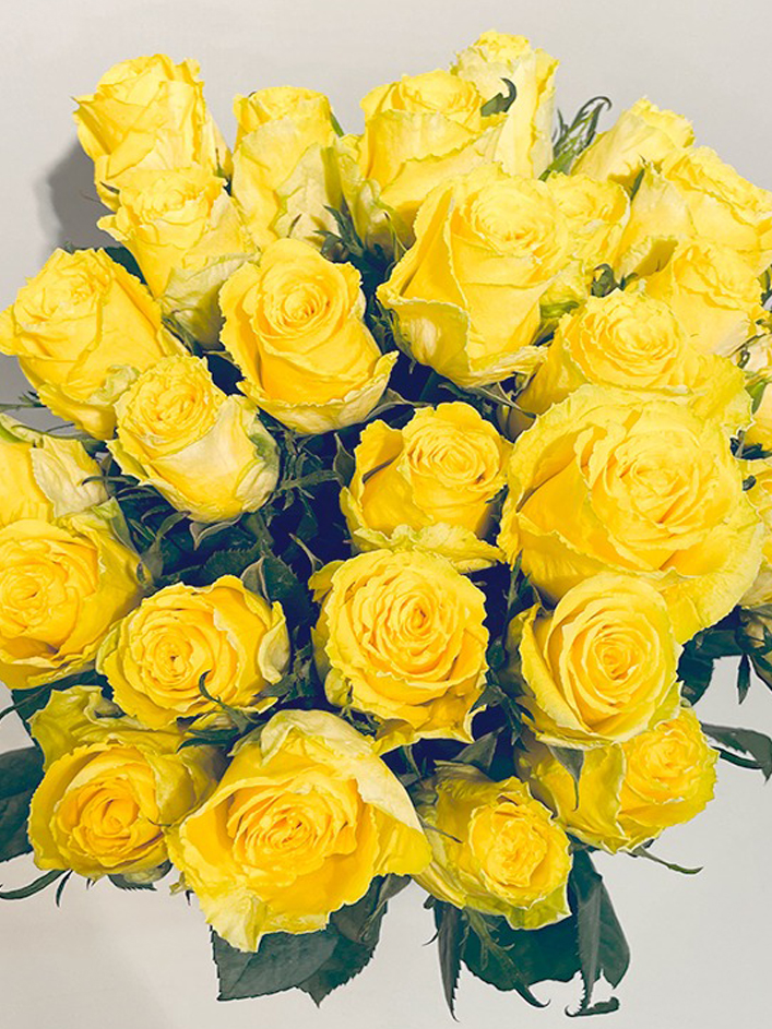 10 roses jaunes 10 roses jaunes