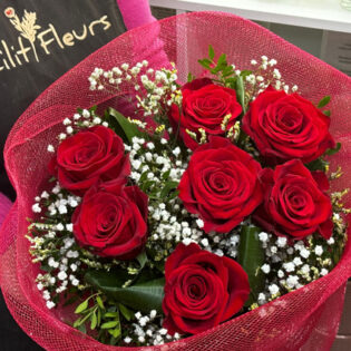 Boquet de fleurs Roses rouges - je t aime