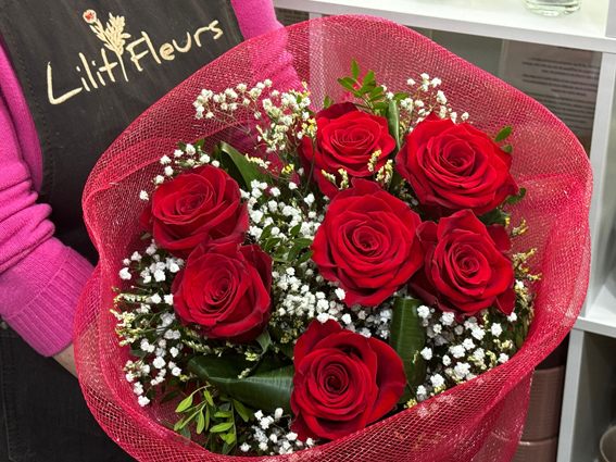 Boquet de fleurs Roses rouges - je t aime