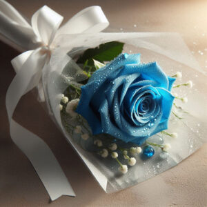 1 blue rose