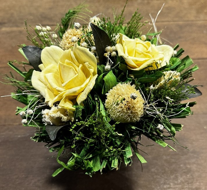 Bouquet Seché Jaune-3