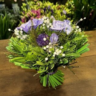 Dried Mauve Bouquet