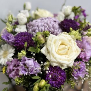 All Saints' Day Floral Arrangement - Sweet Violet - Lilit Flowers